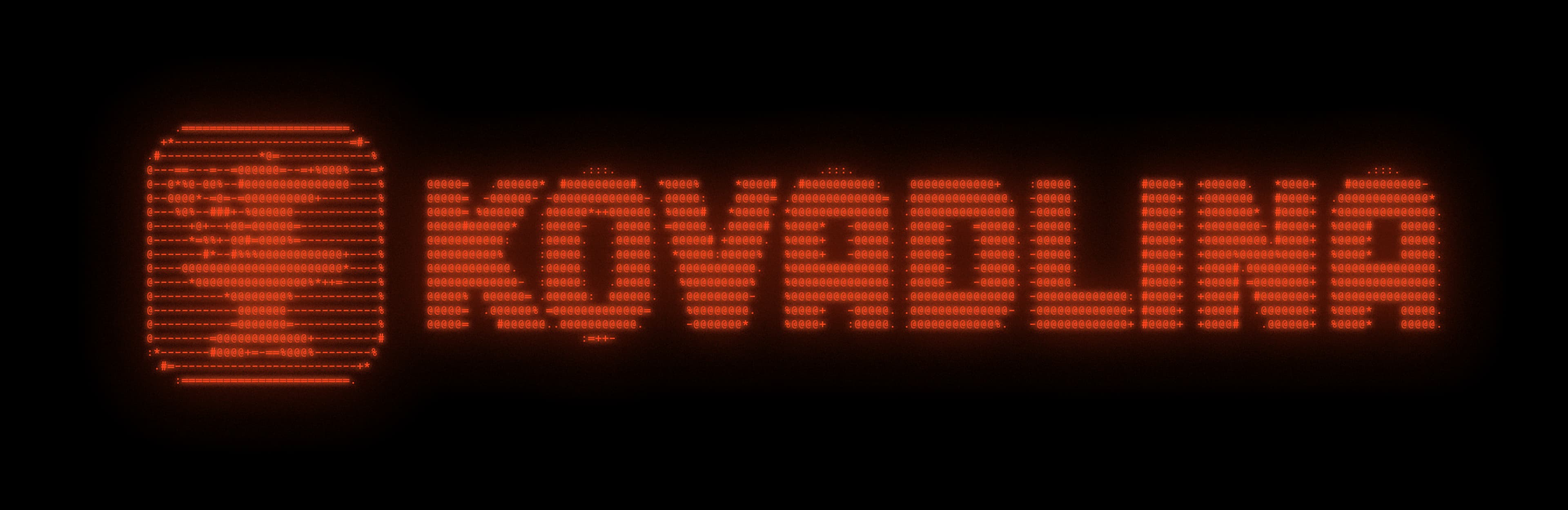 Background ASCII image.